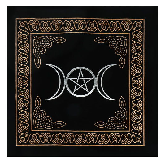 Velvet Divination Cloth-Triple Goddess - Rivendell Shop