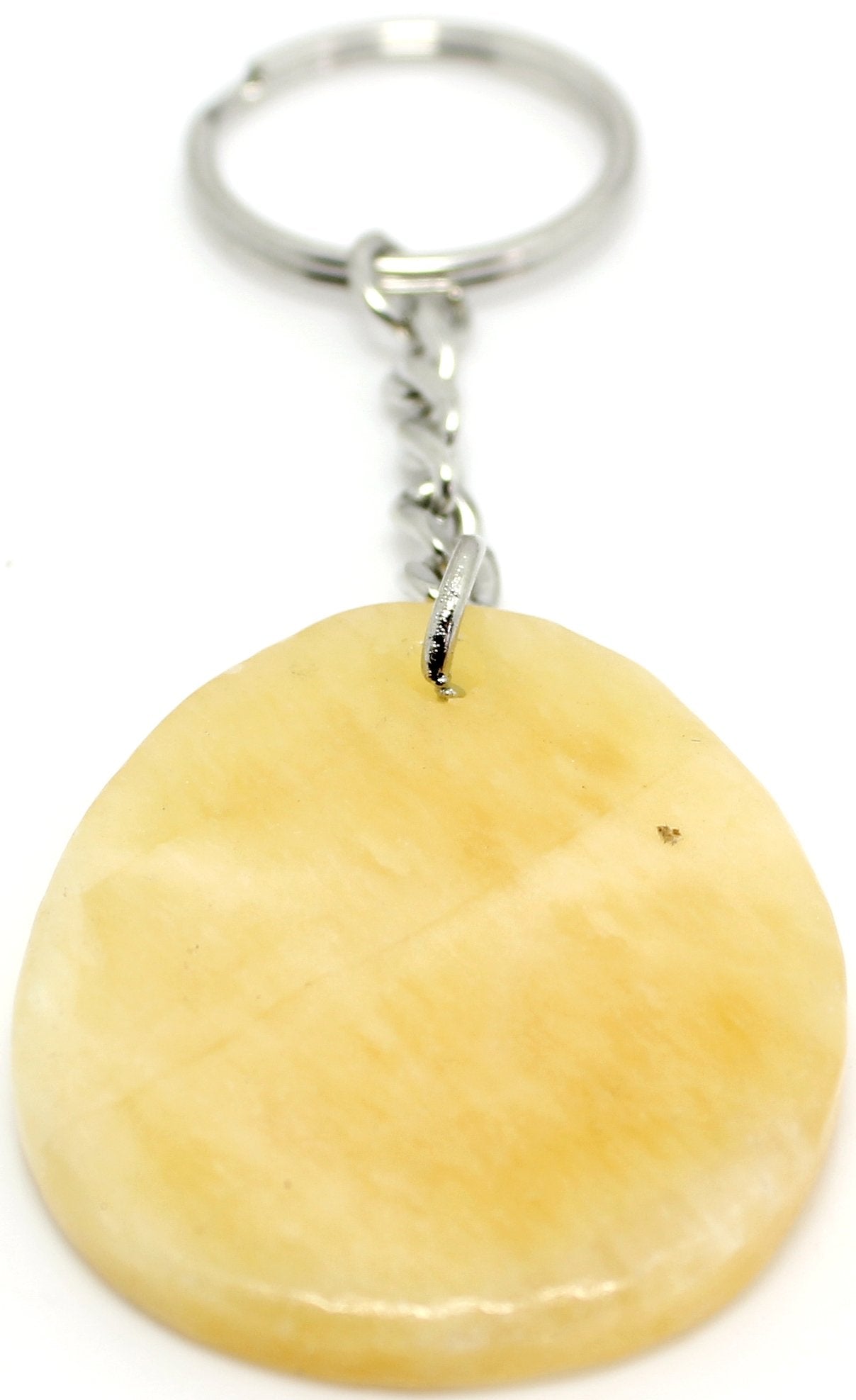 Orange calcite keychain - Rivendell Shop