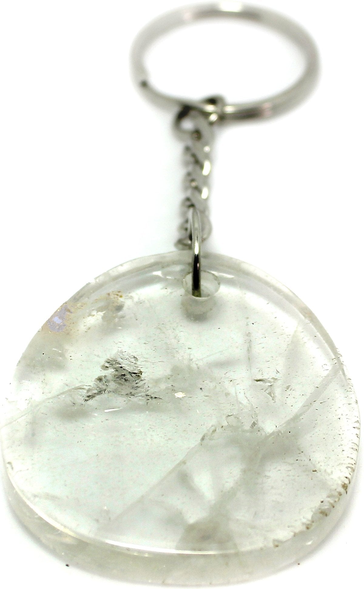 Clear quartz keychain - Rivendell Shop