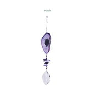 Crystal Suncatcher - Purple Agate - Rivendell Shop