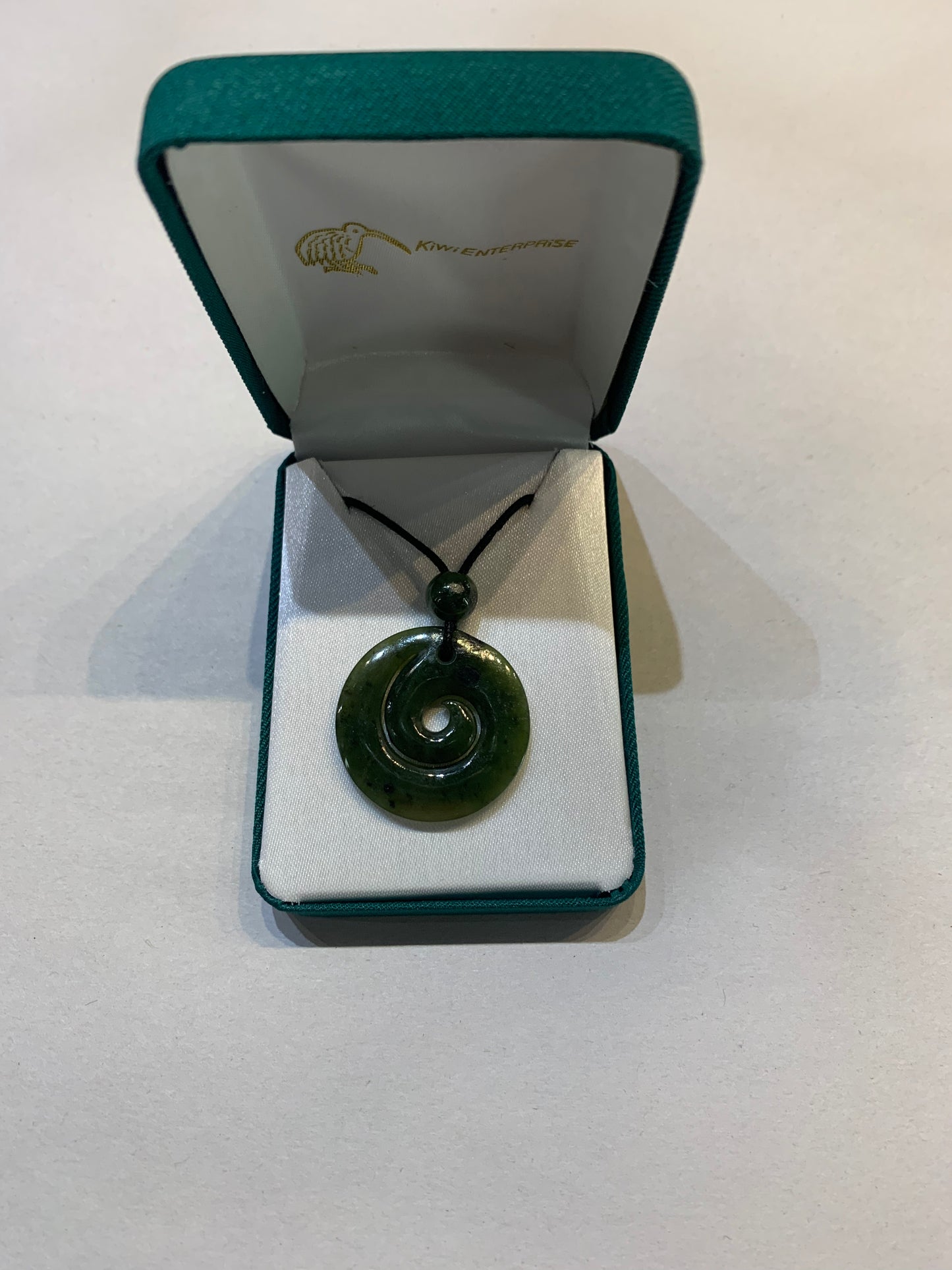 Spiral Greenstone Pendant - Rivendell Shop