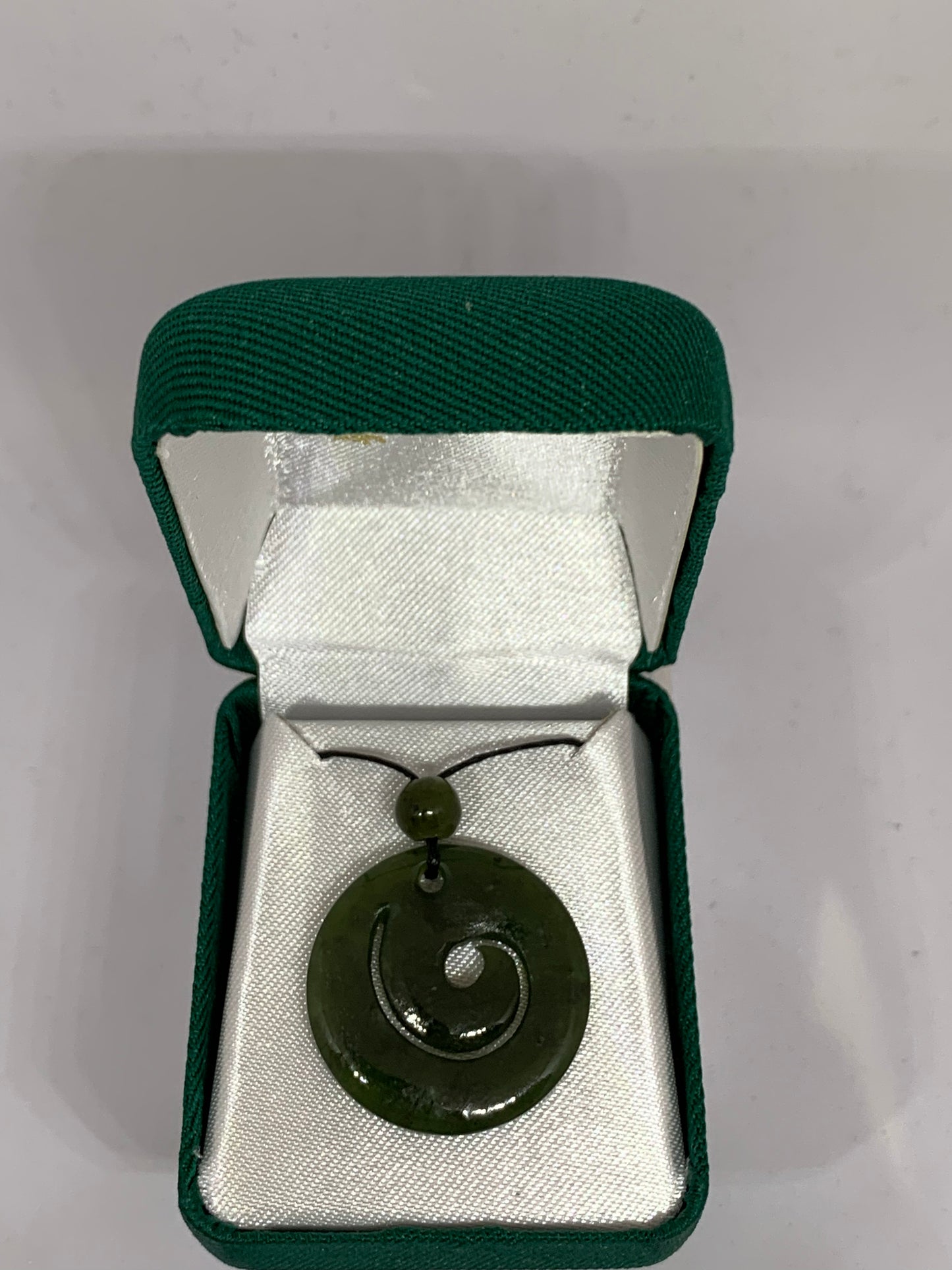 Greenstone Spiral Pendant - Rivendell Shop