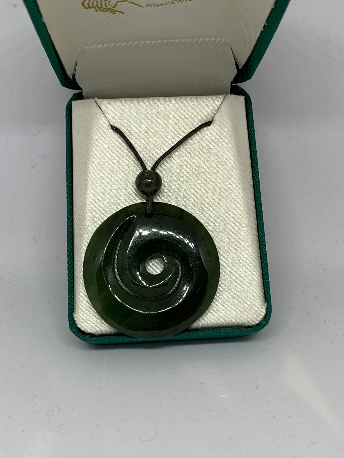 Spiral Greenstone Pendant - Rivendell Shop