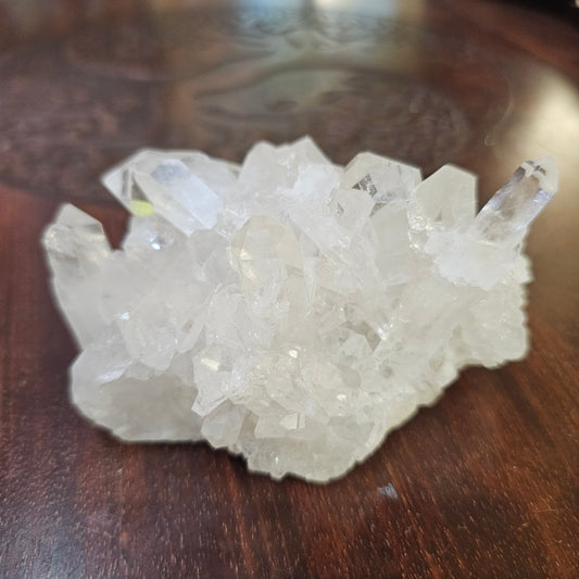 Clear quartz cluster