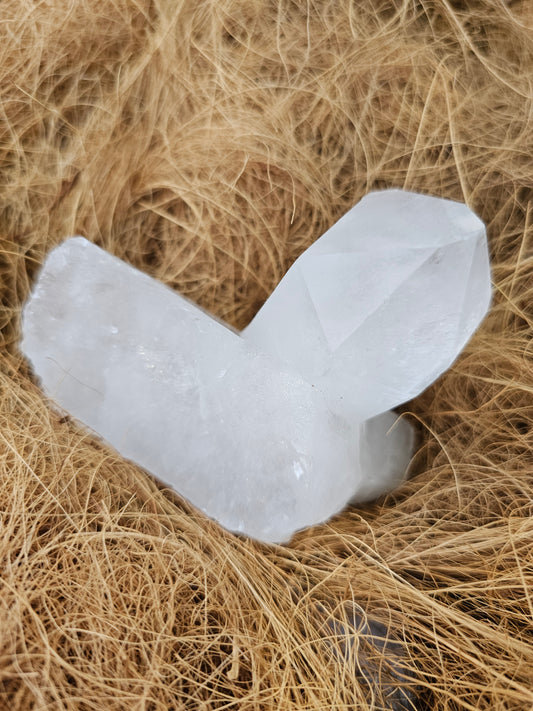 Clear quartz cluster