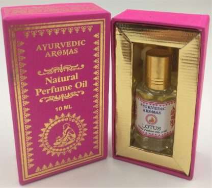 Ayurvedic Aromas Natural Perfume Oil 10ml - Lotus