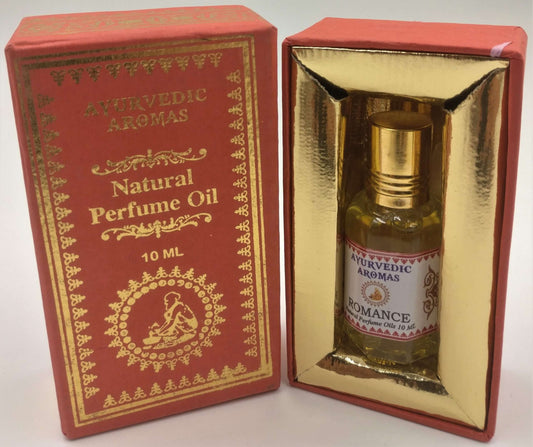 Ayurvedic Aromas Natural Perfume Oil 10ml - Romance