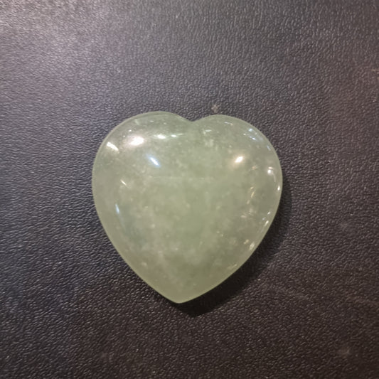 Green aventurine heart - Rivendell Shop
