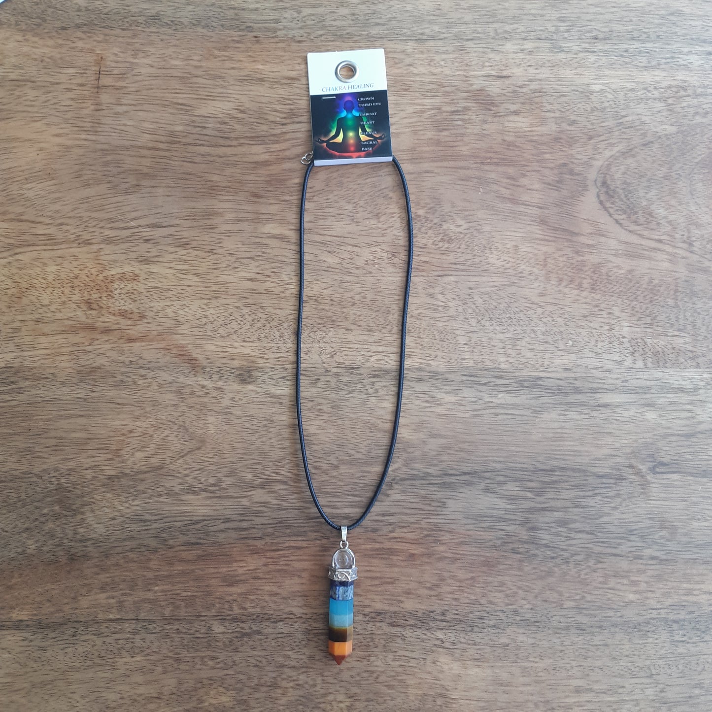 Chakra healing crystal necklace - Rivendell Shop