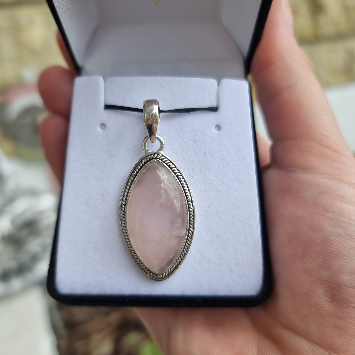 Rose quartz pendant collection - Rivendell Shop