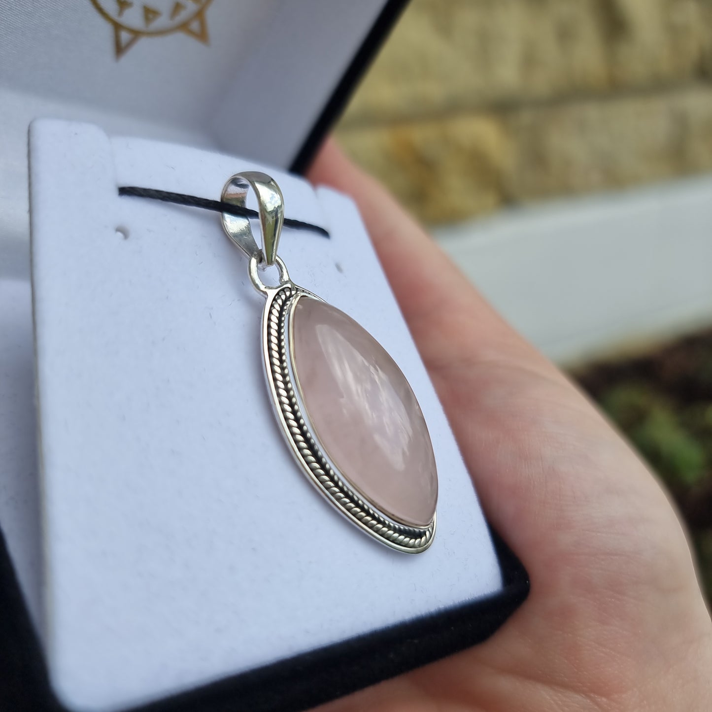 Rose quartz pendant collection - Rivendell Shop