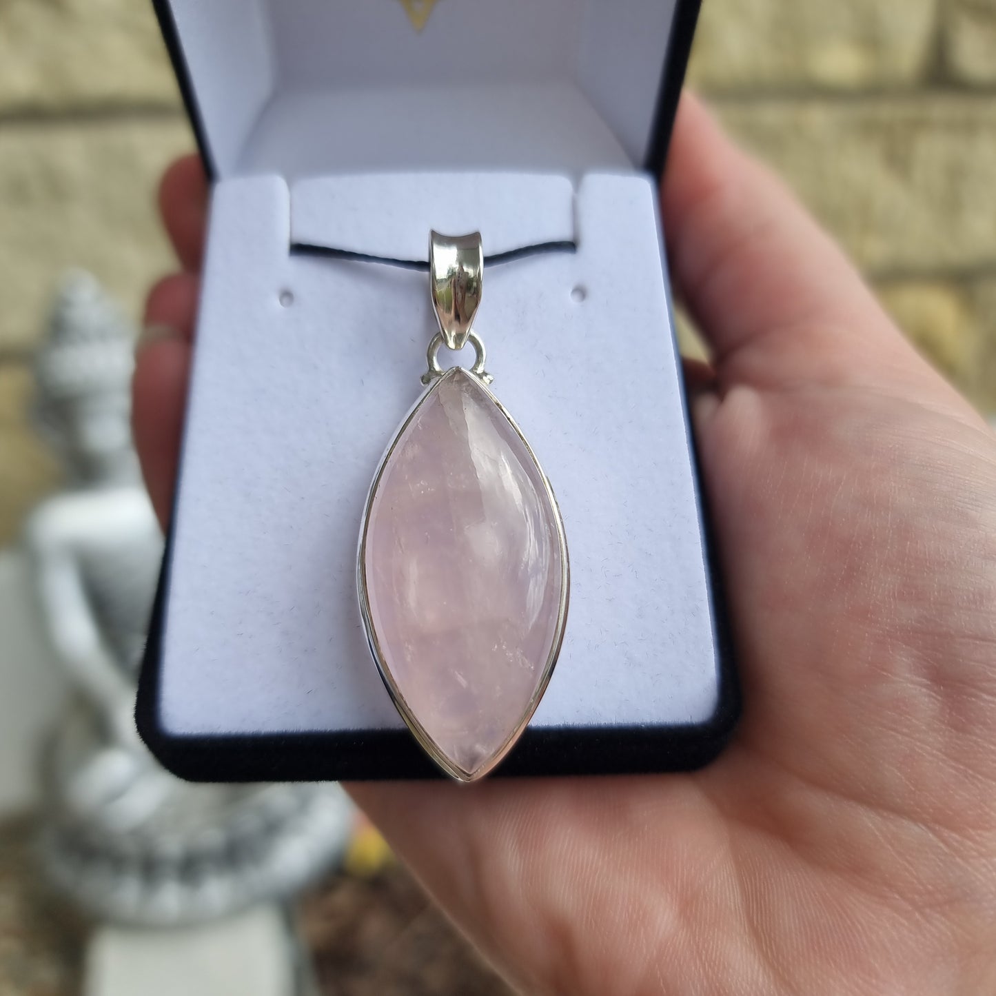 Rose quartz pendant collection - Rivendell Shop