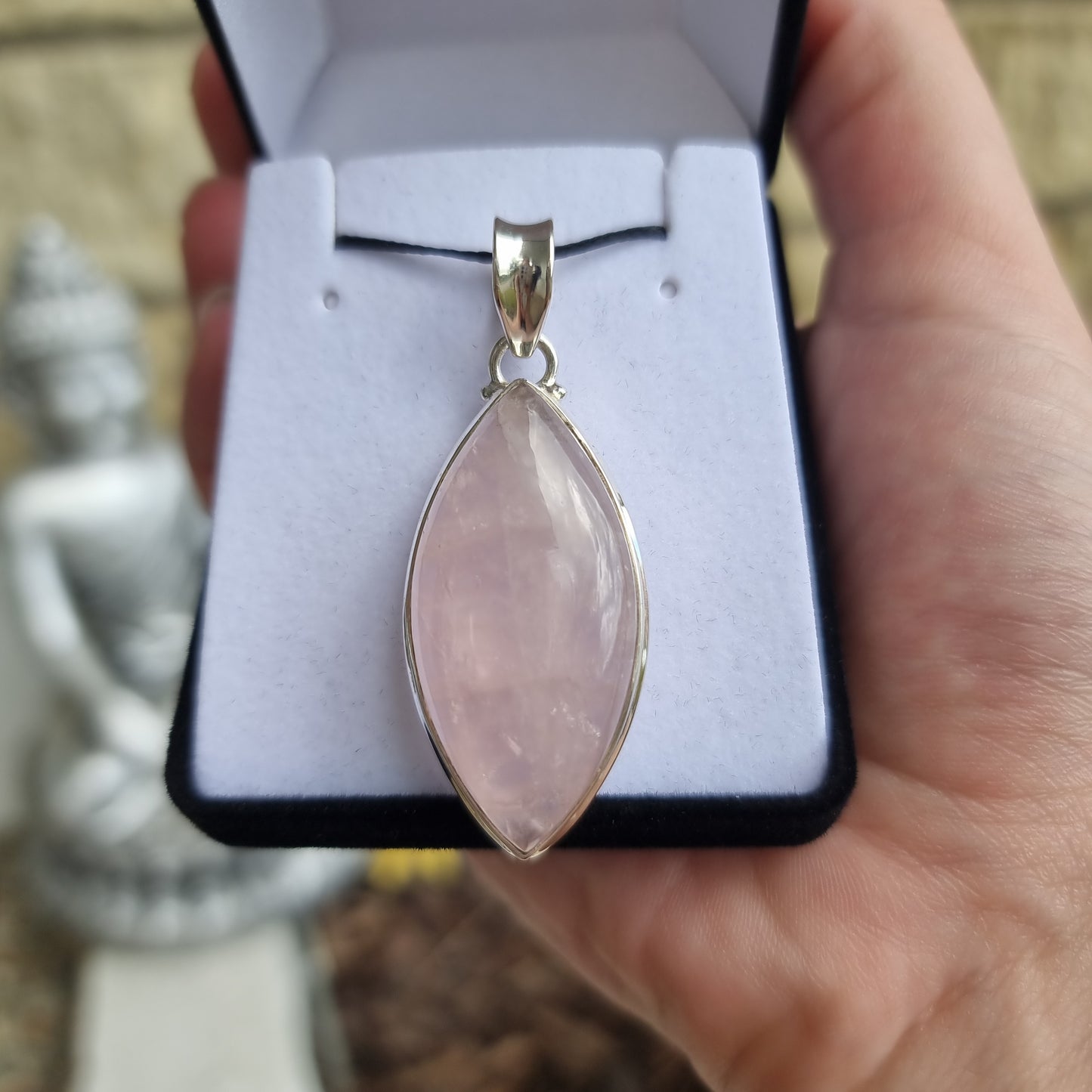 Rose quartz pendant collection - Rivendell Shop