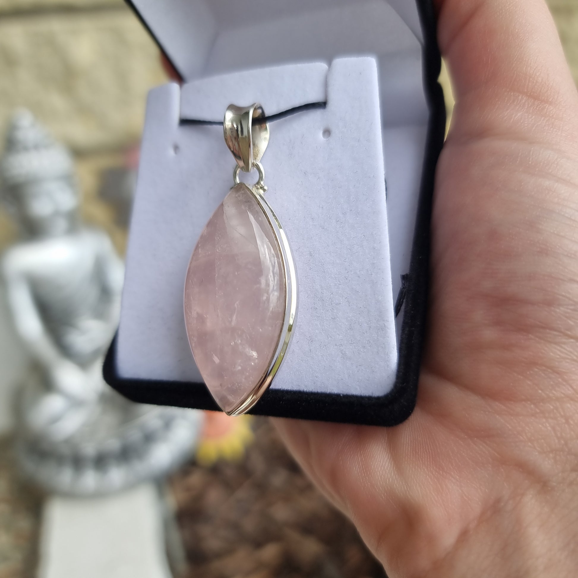 Rose quartz pendant collection - Rivendell Shop