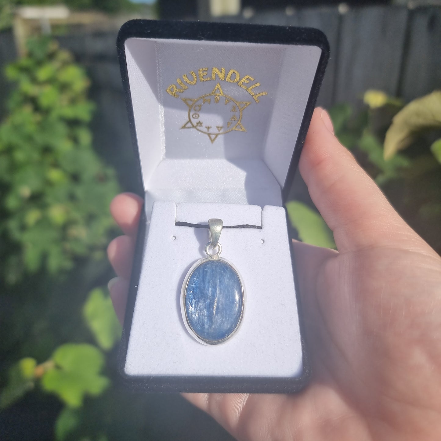 Blue Kyanite pendants - Rivendell Shop