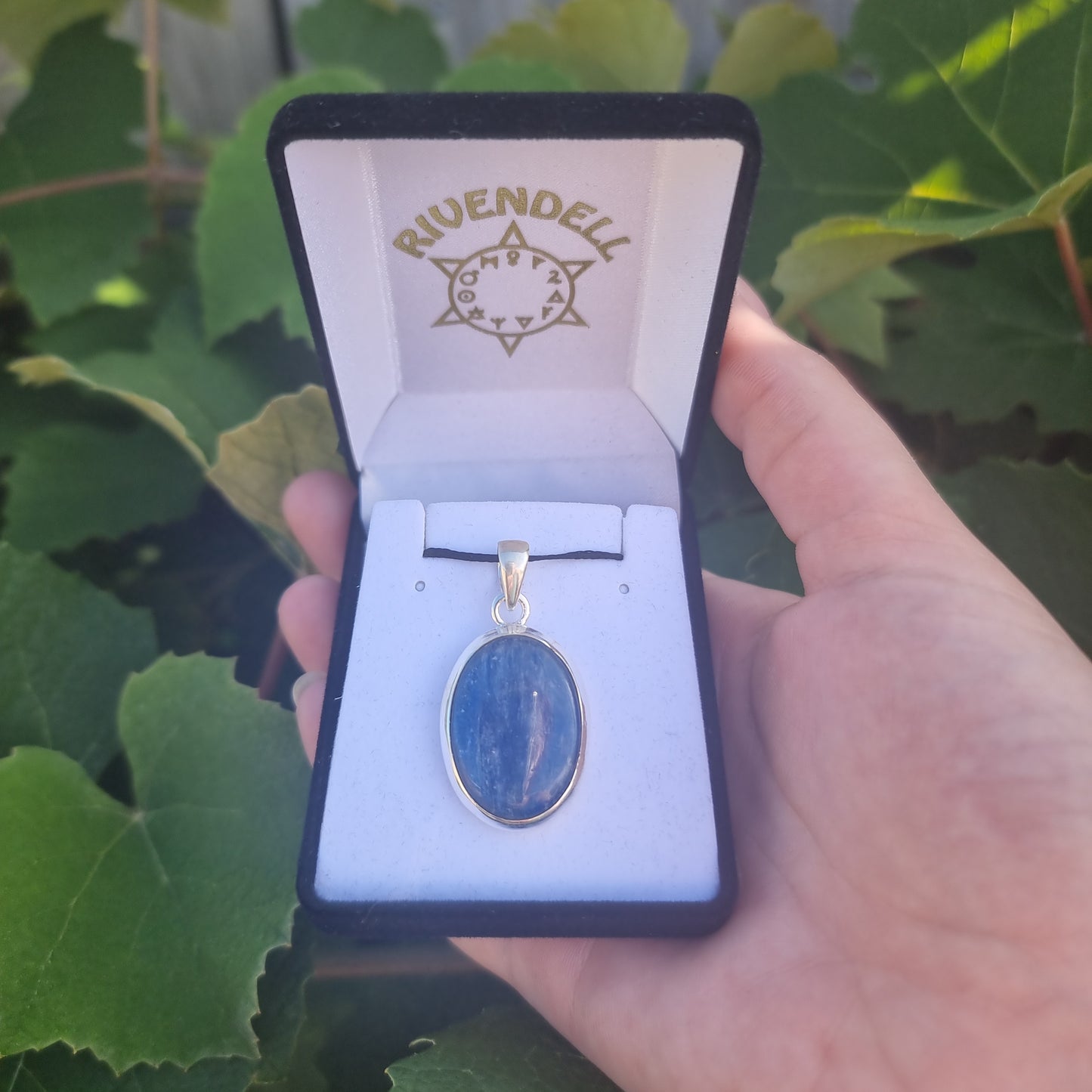 Blue Kyanite pendants - Rivendell Shop