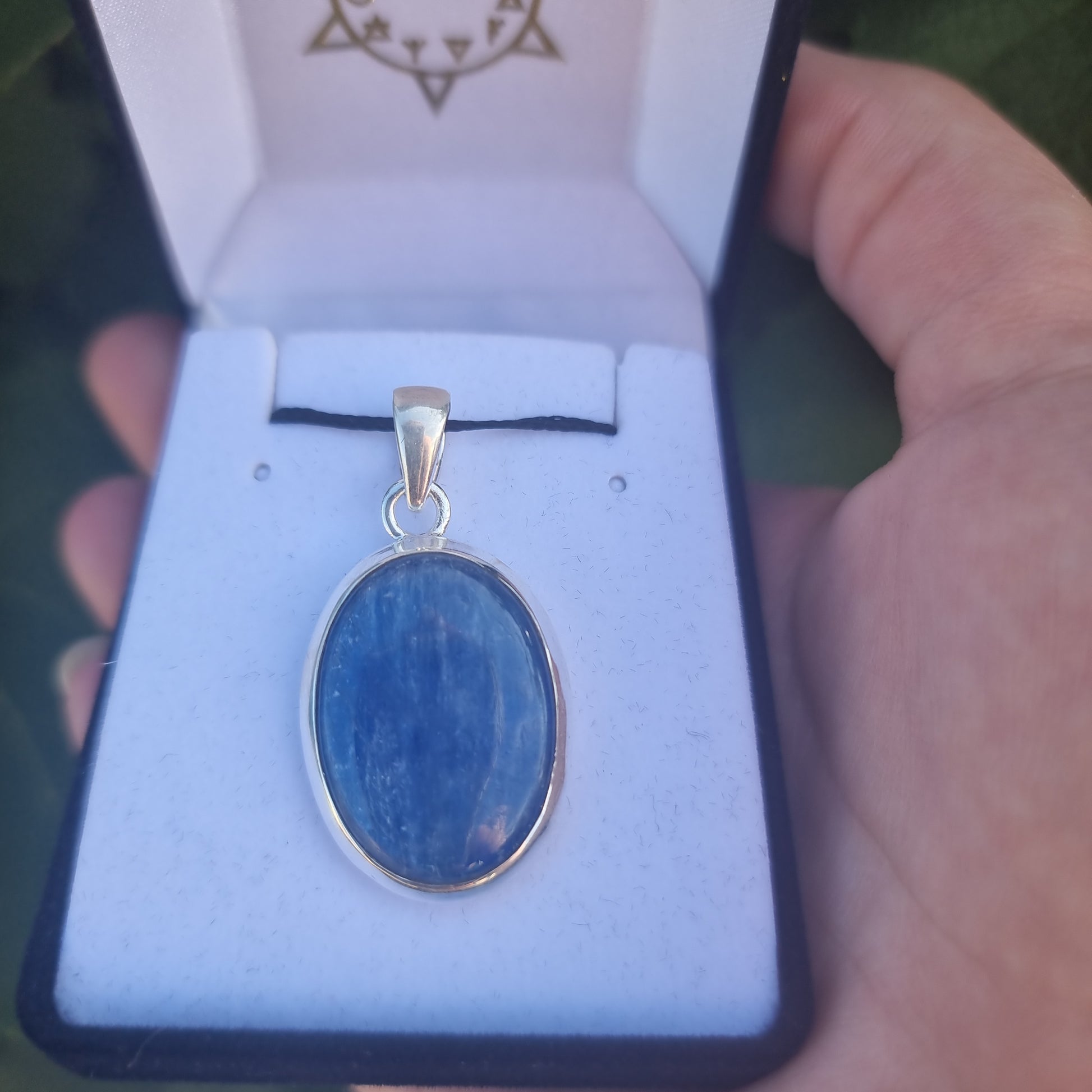 Blue Kyanite pendants - Rivendell Shop