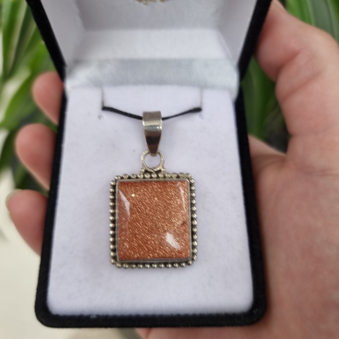 Goldstone pendant - Rivendell Shop