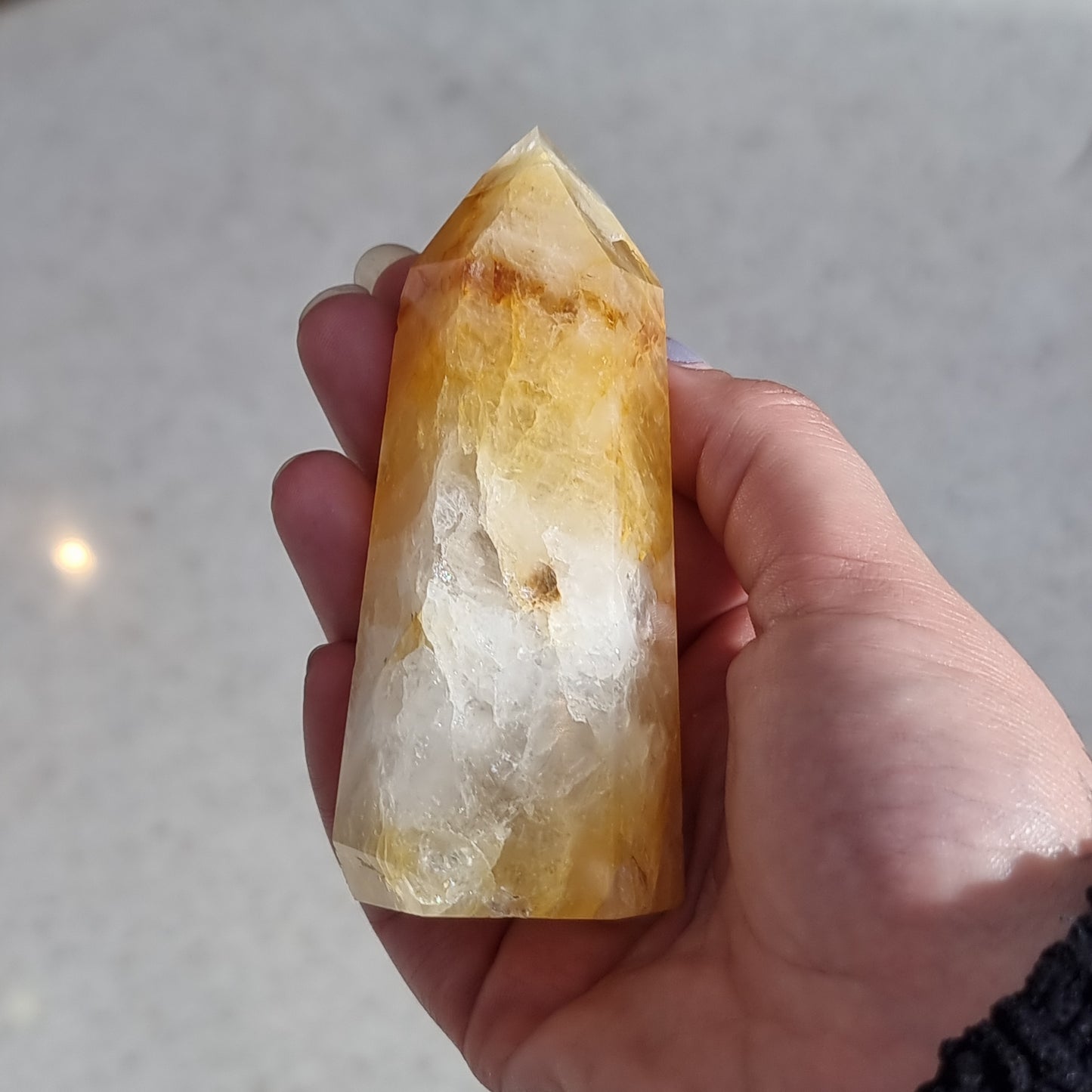 Hematoid Quartz point - Rivendell Shop