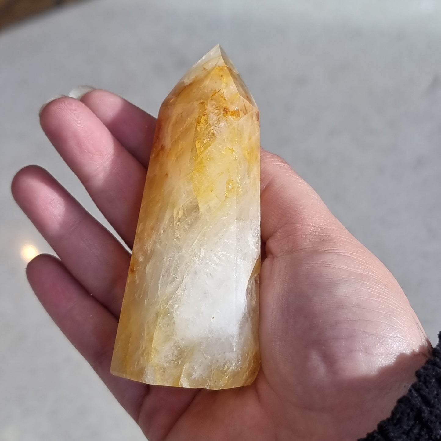 Hematoid Quartz point - Rivendell Shop