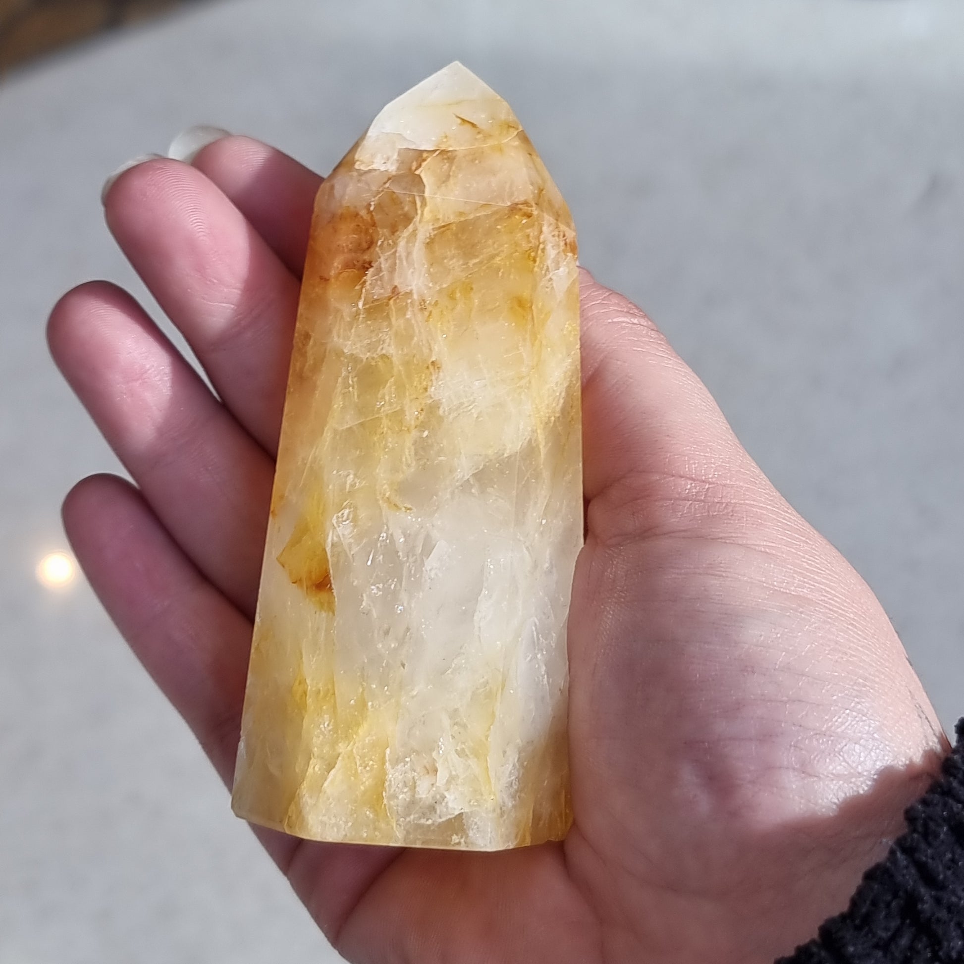 Hematoid Quartz point - Rivendell Shop