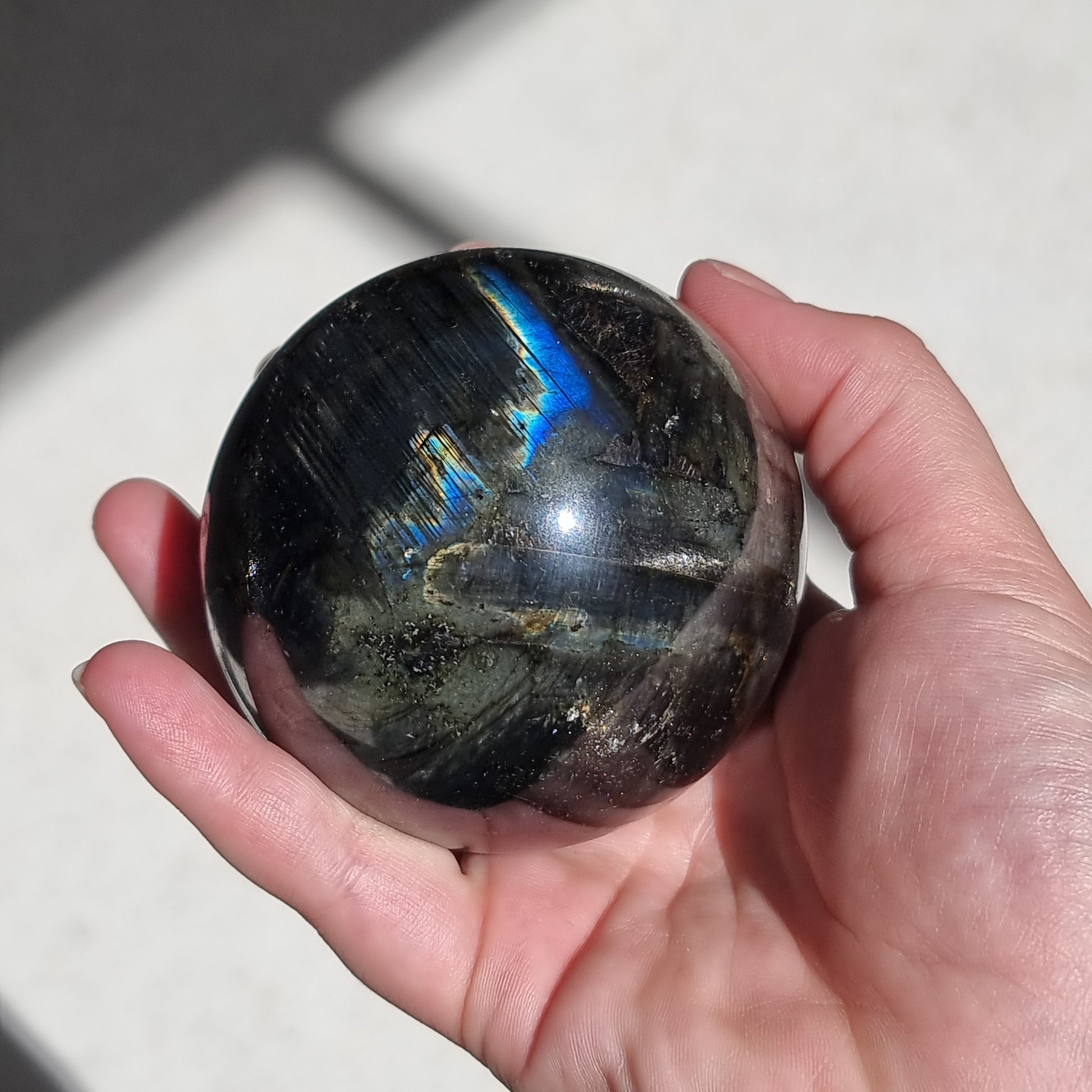 Labradorite sphere - Rivendell Shop