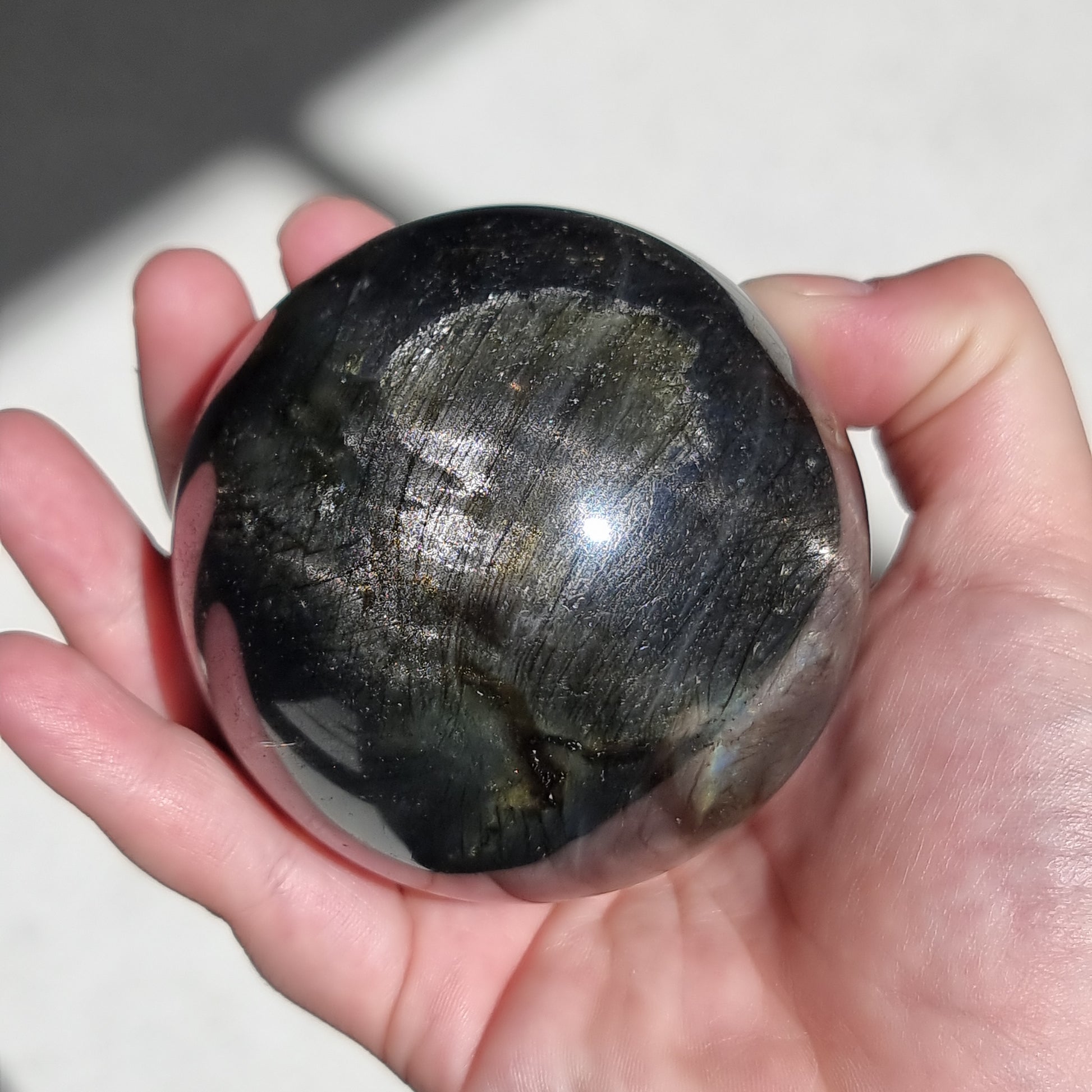 Labradorite sphere - Rivendell Shop