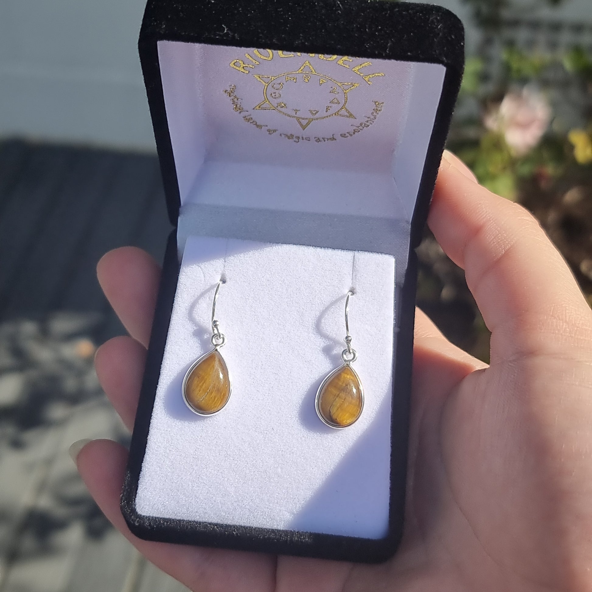 Tigers eye earrings - Rivendell Shop