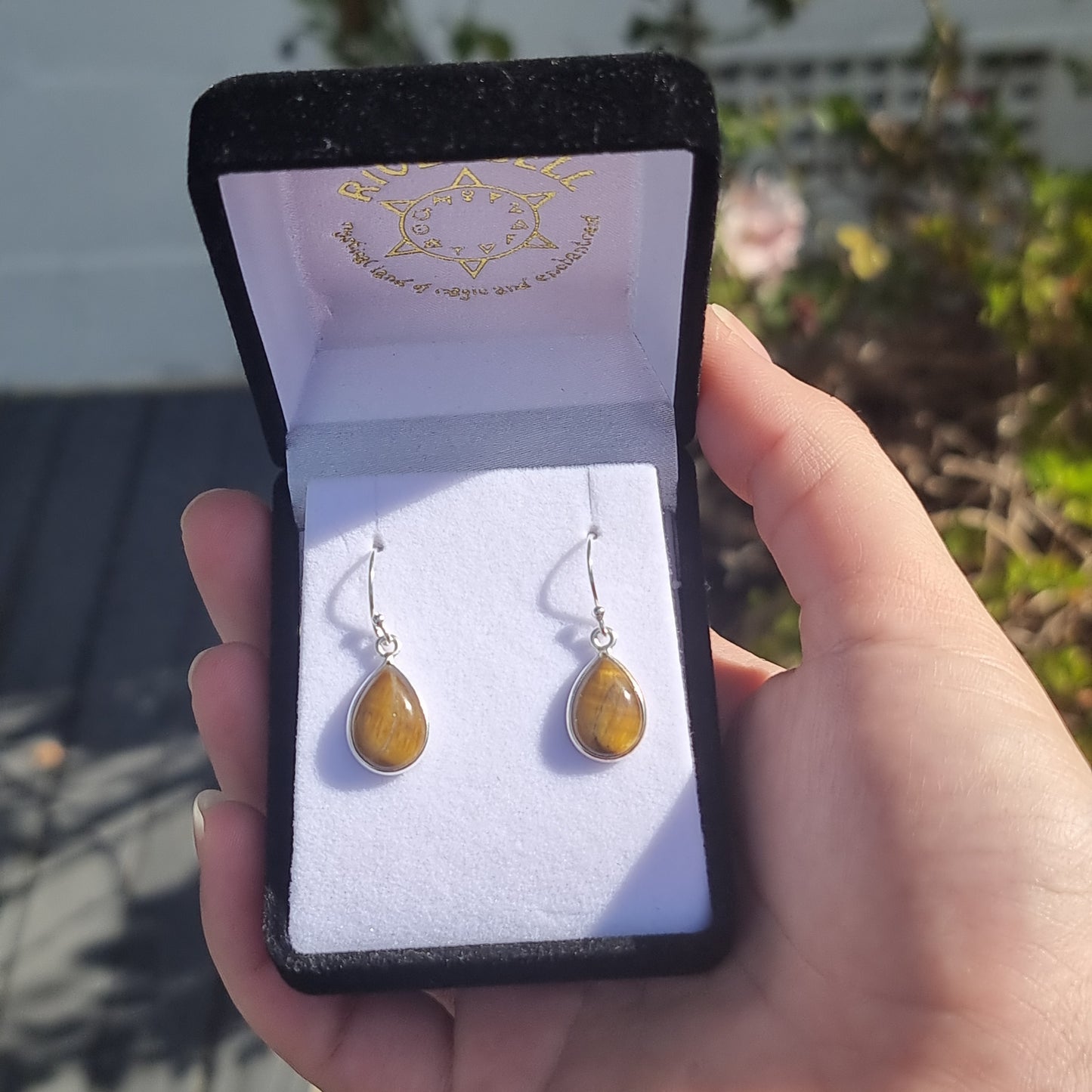 Tigers eye earrings - Rivendell Shop