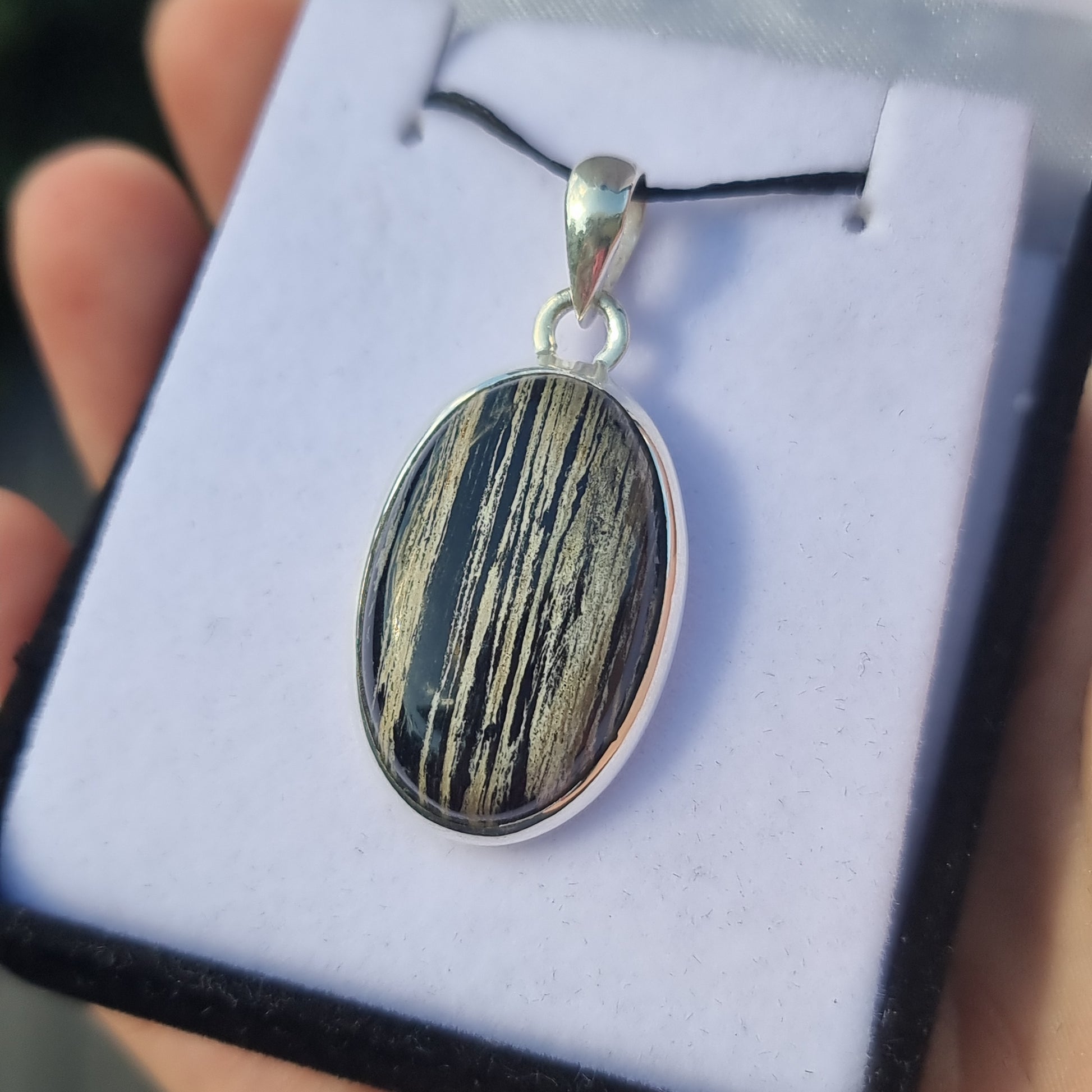 Zebra jasper pendant - Rivendell Shop