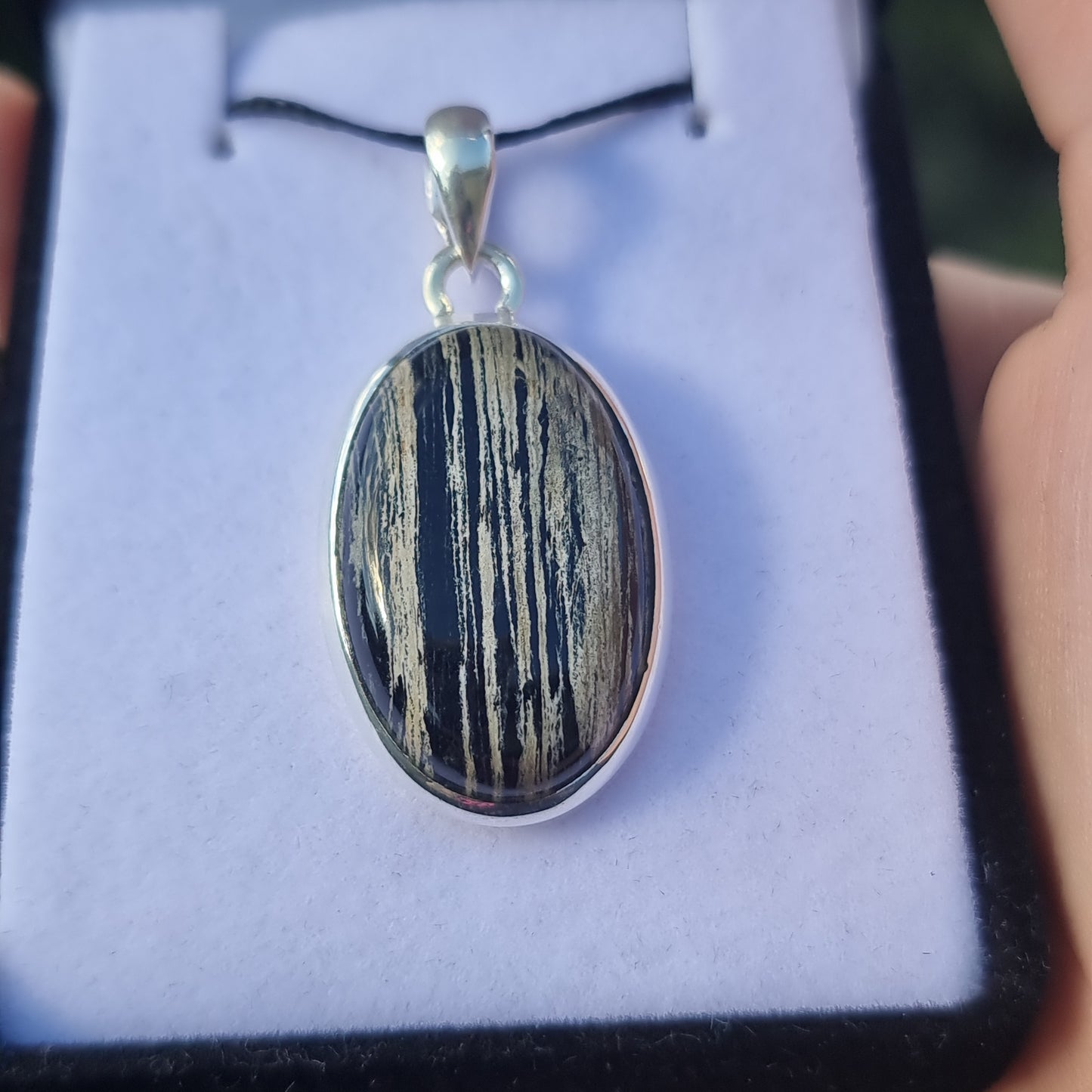 Zebra jasper pendant - Rivendell Shop