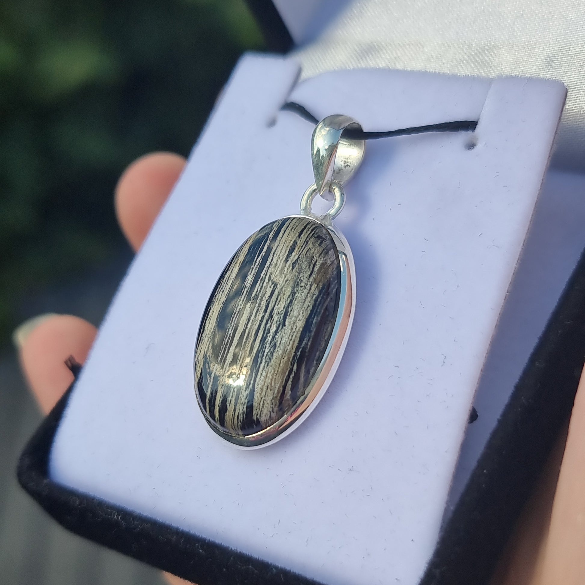 Zebra jasper pendant - Rivendell Shop