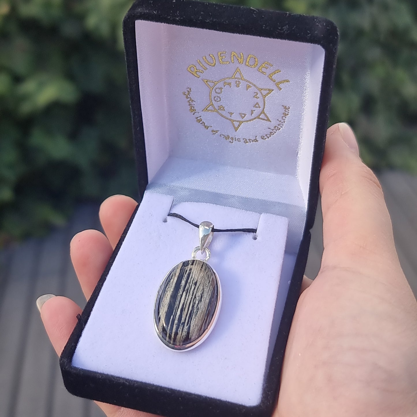 Zebra jasper pendant - Rivendell Shop