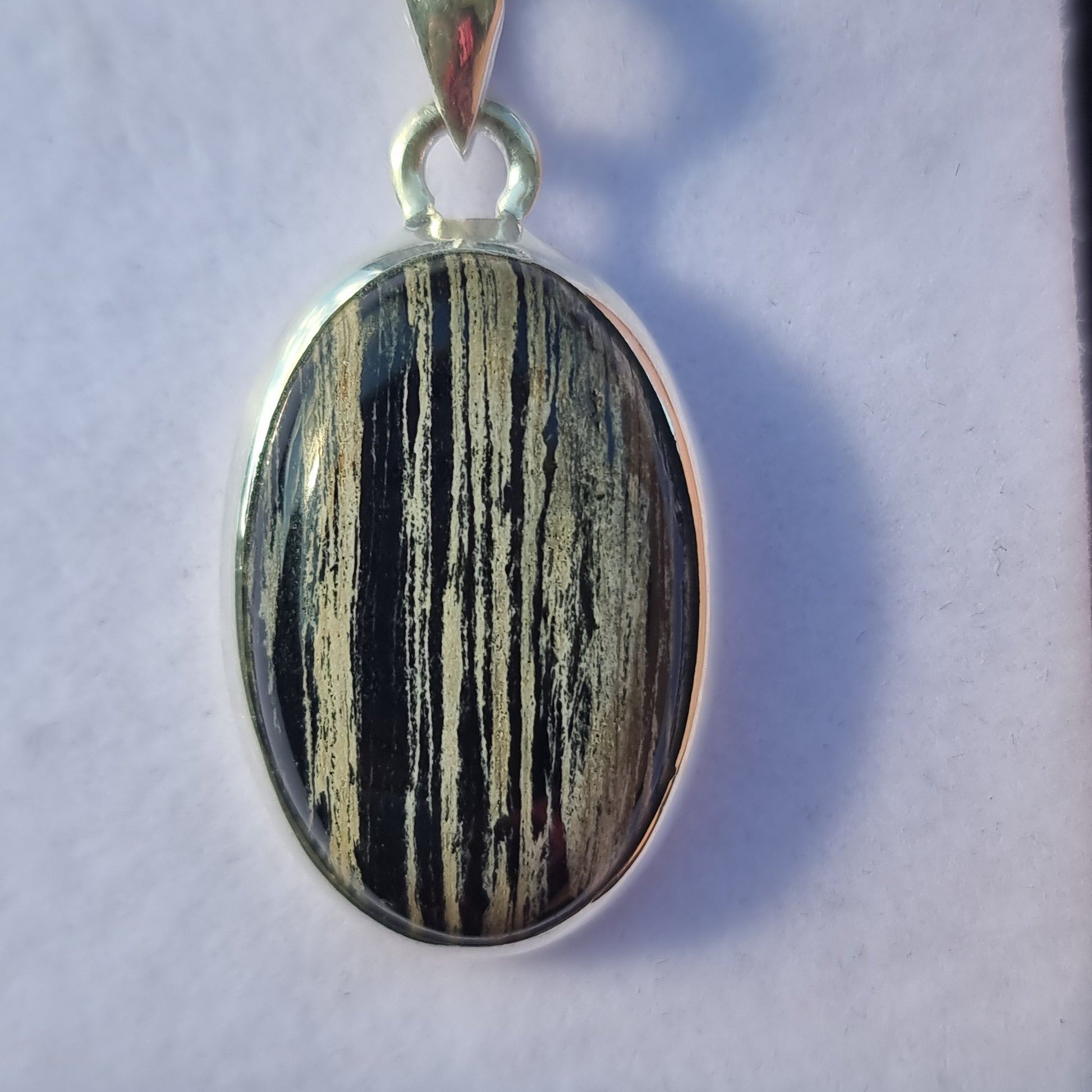 Zebra jasper pendant - Rivendell Shop