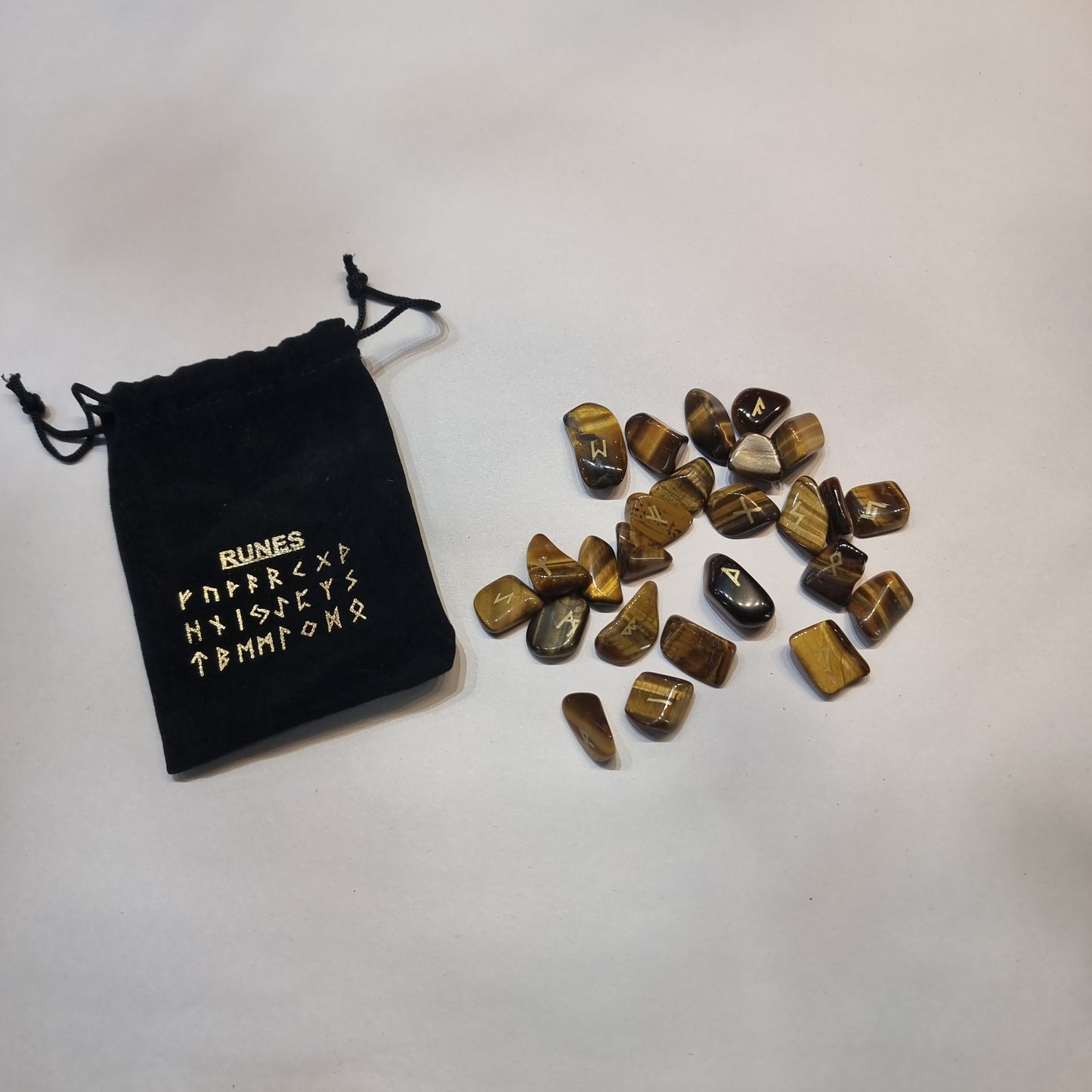 Tiger eye runes - Rivendell Shop