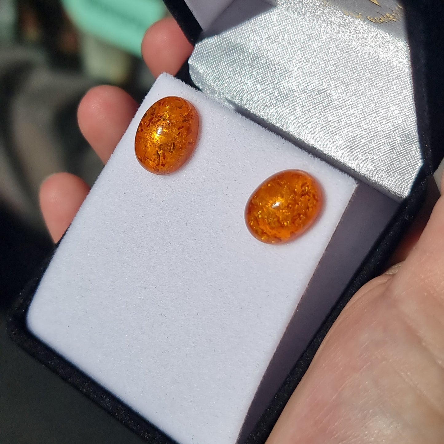 Large amber studs - Rivendell Shop