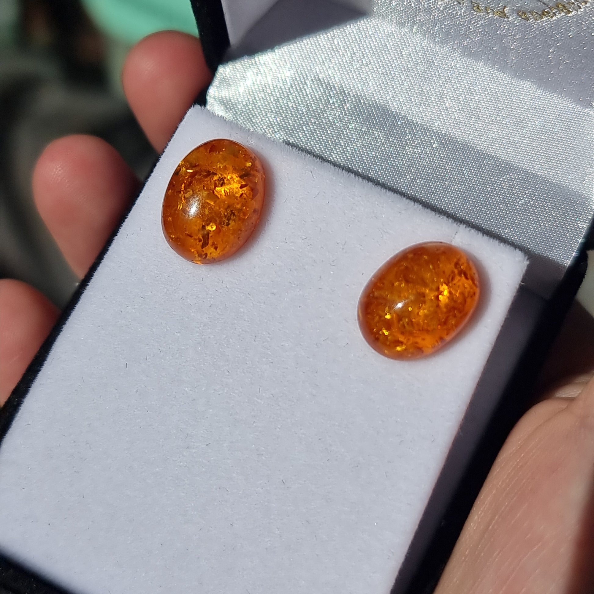 Large amber studs - Rivendell Shop