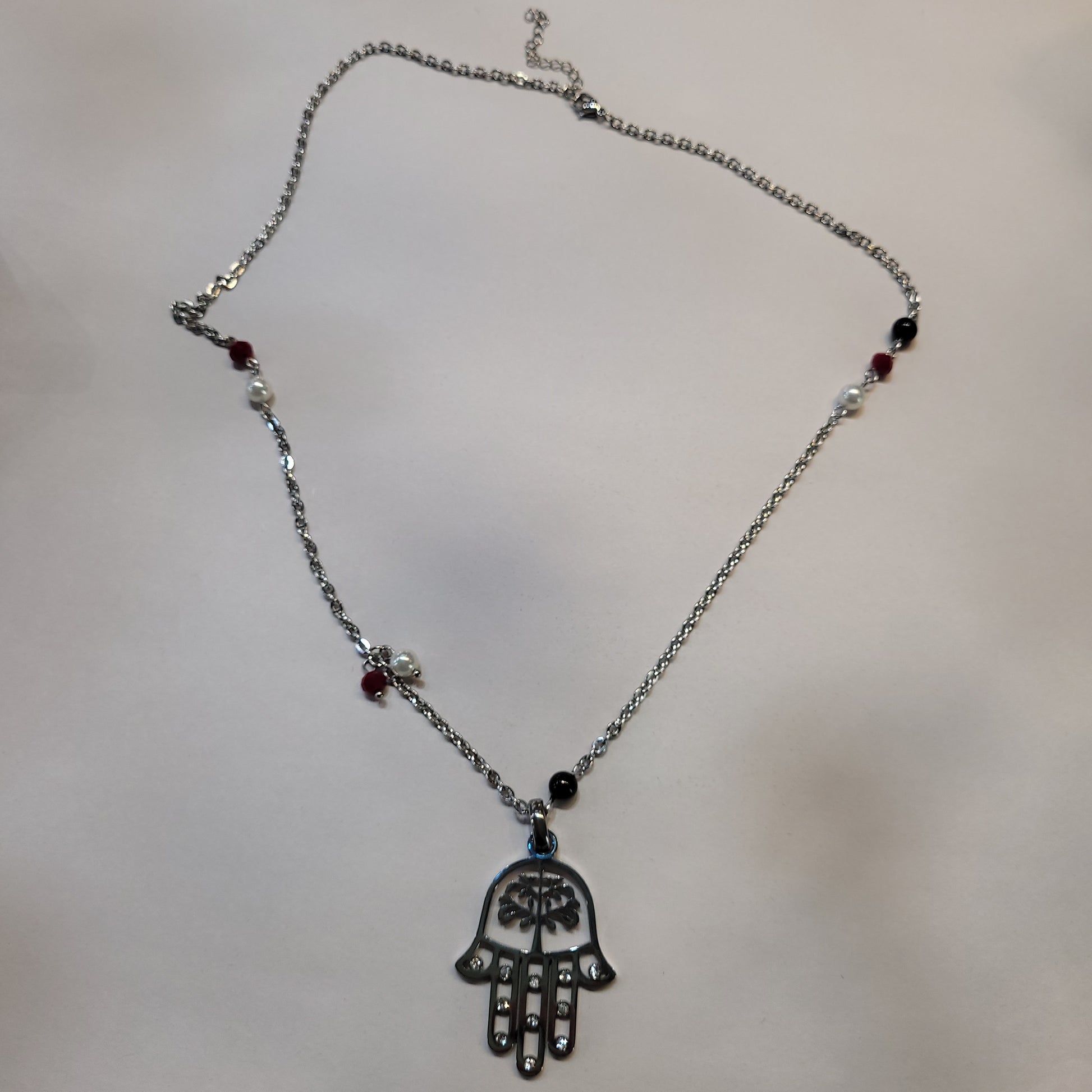 Evil Eye Hamsa Hand Necklace - Rivendell Shop