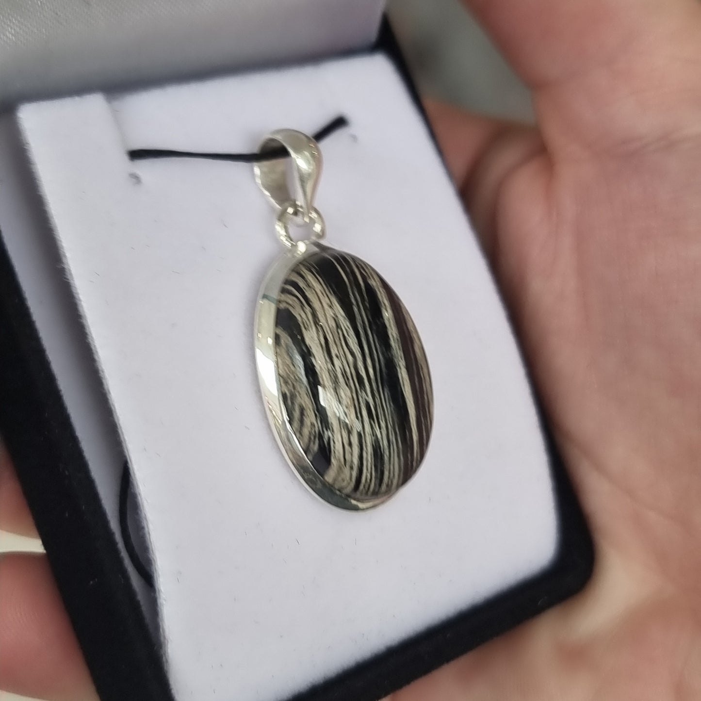 Zebra jasper pendant - Rivendell Shop