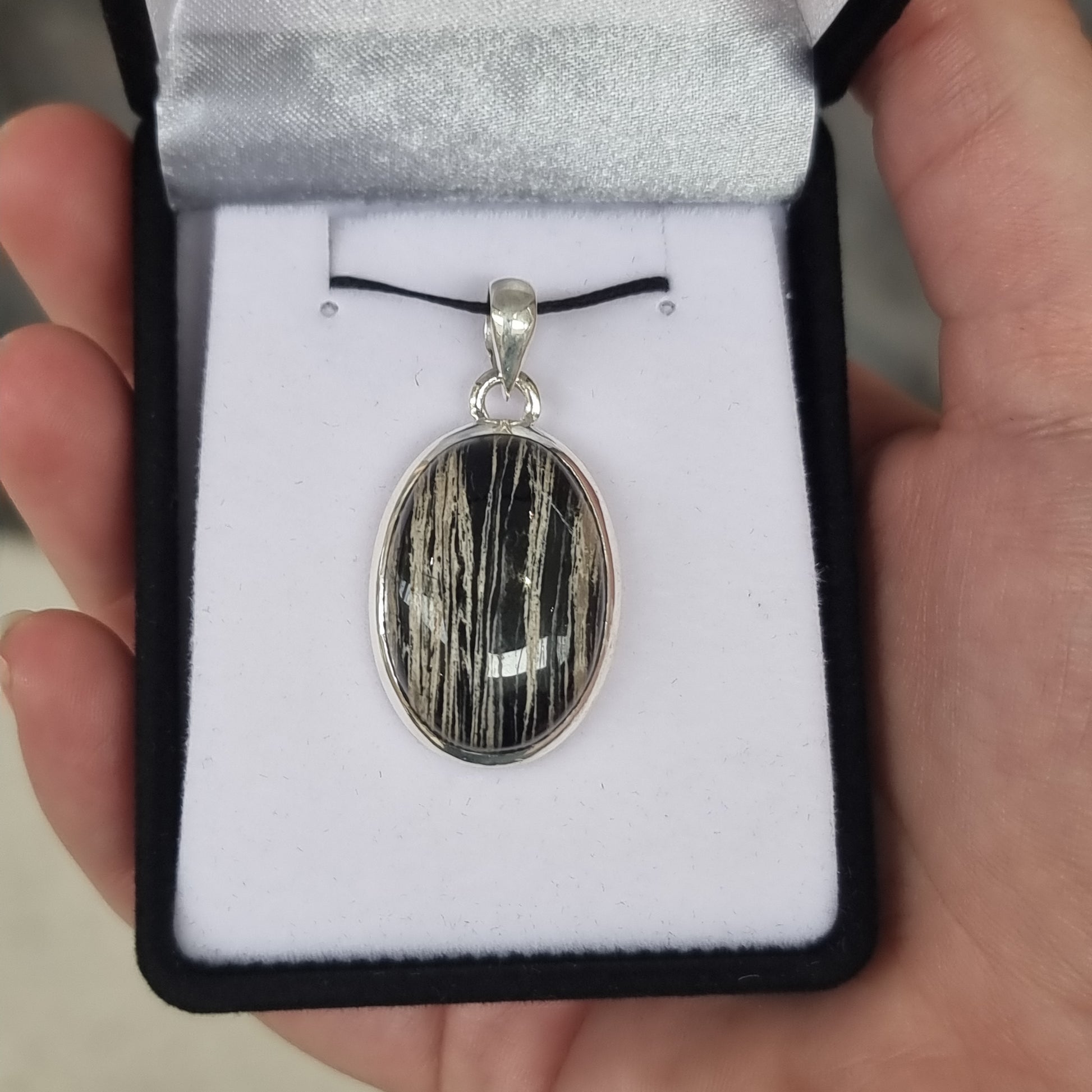 Zebra jasper pendant - Rivendell Shop