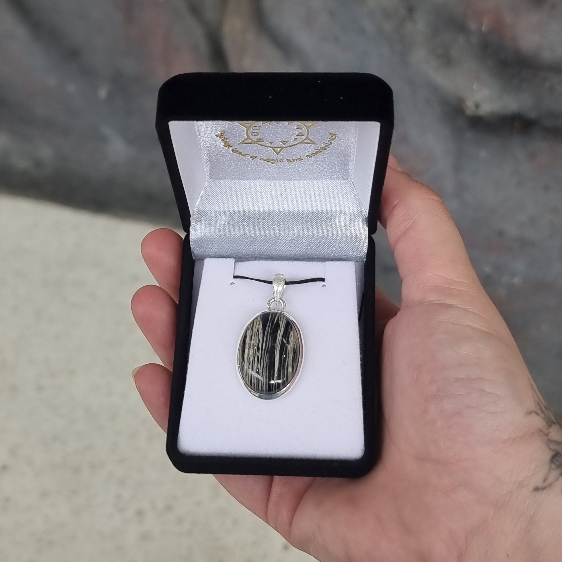 Zebra jasper pendant - Rivendell Shop