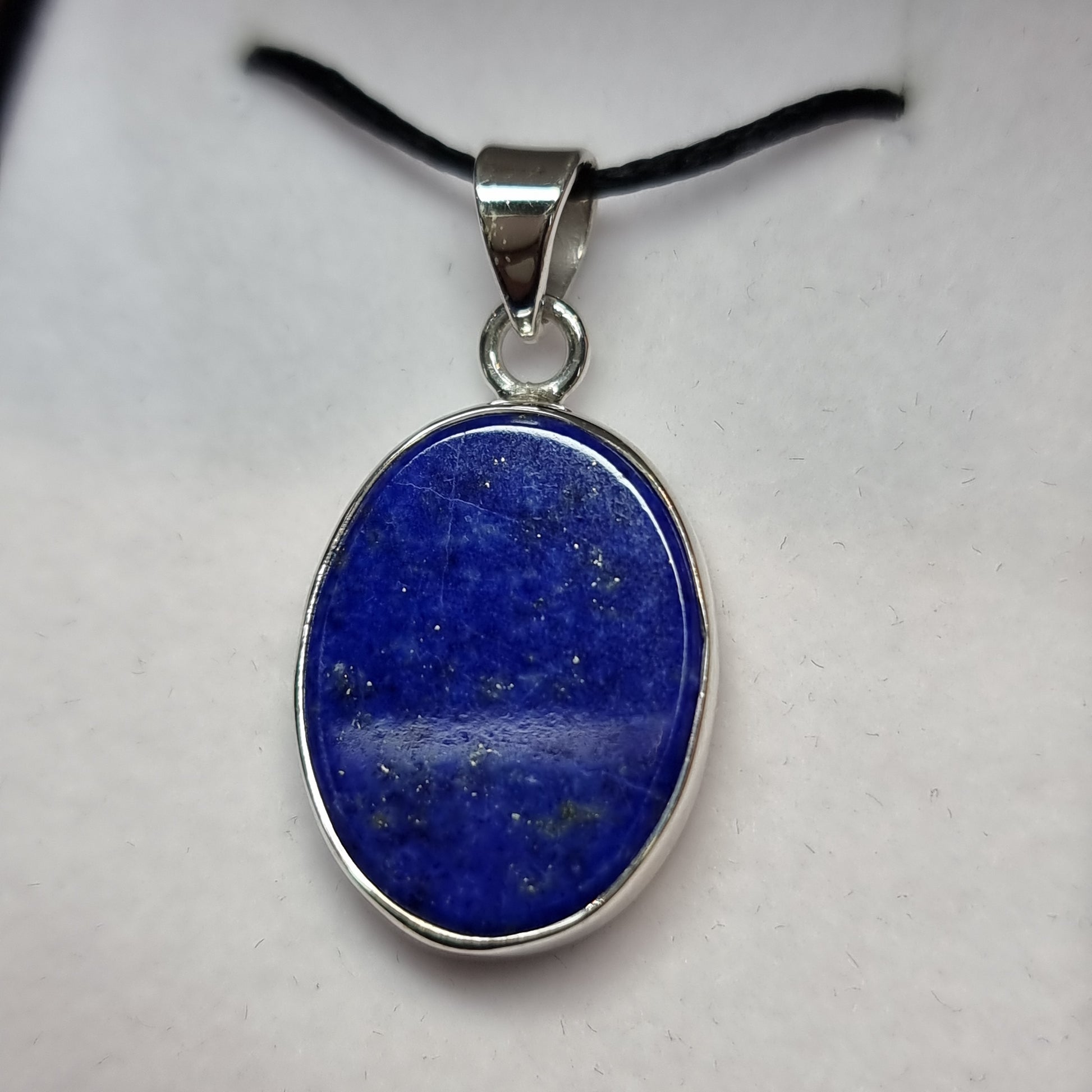 Lapis lazuli sterling silver pendant - Rivendell Shop