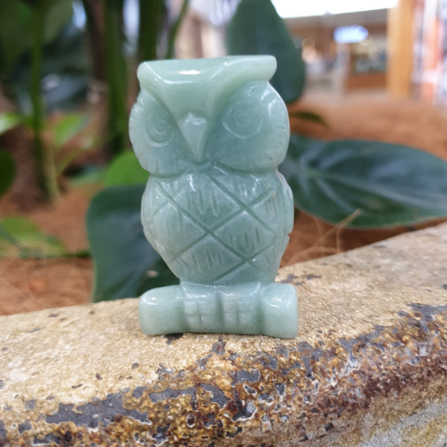 Green Aventurine Owl - Rivendell Shop