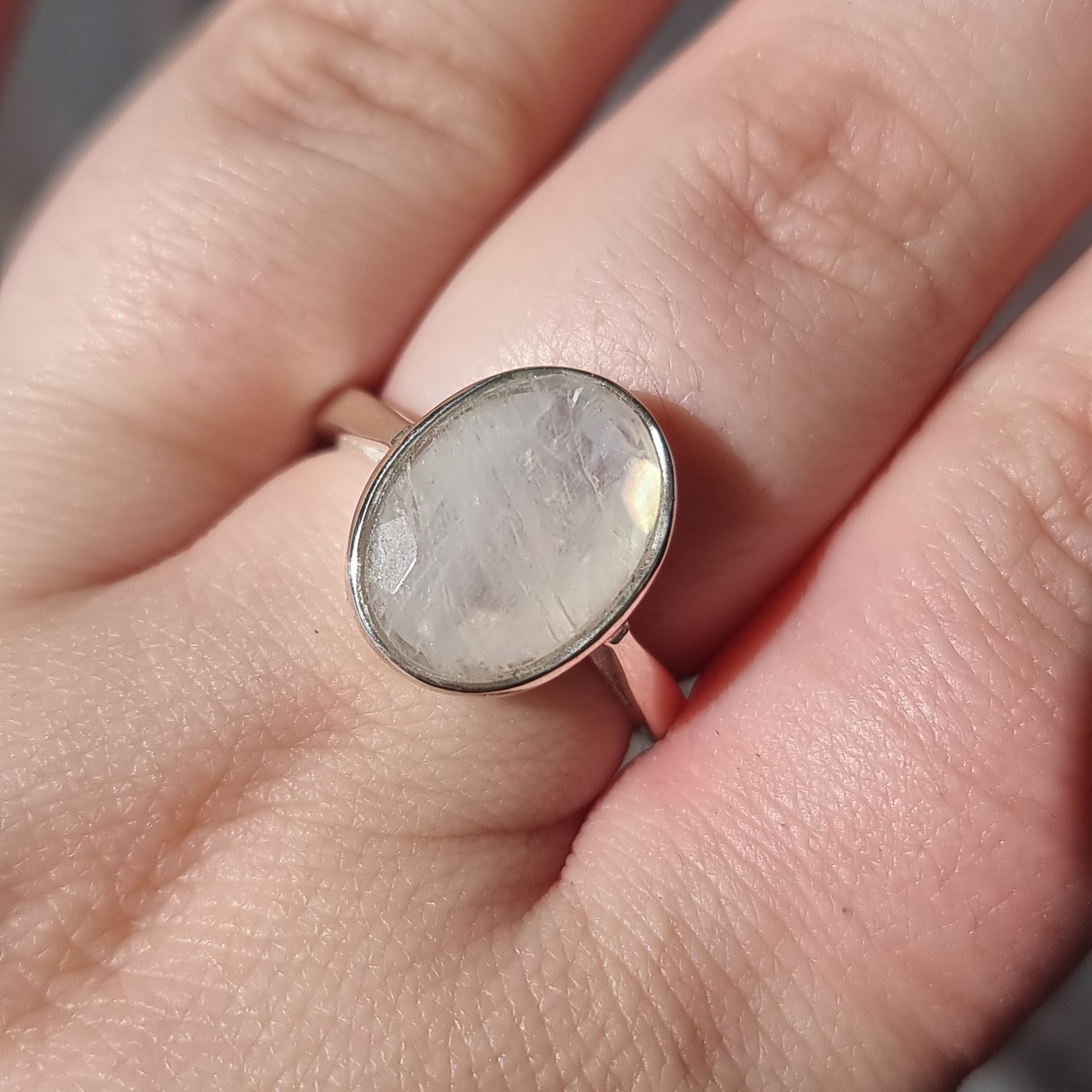 Moonstone ring - Rivendell Shop