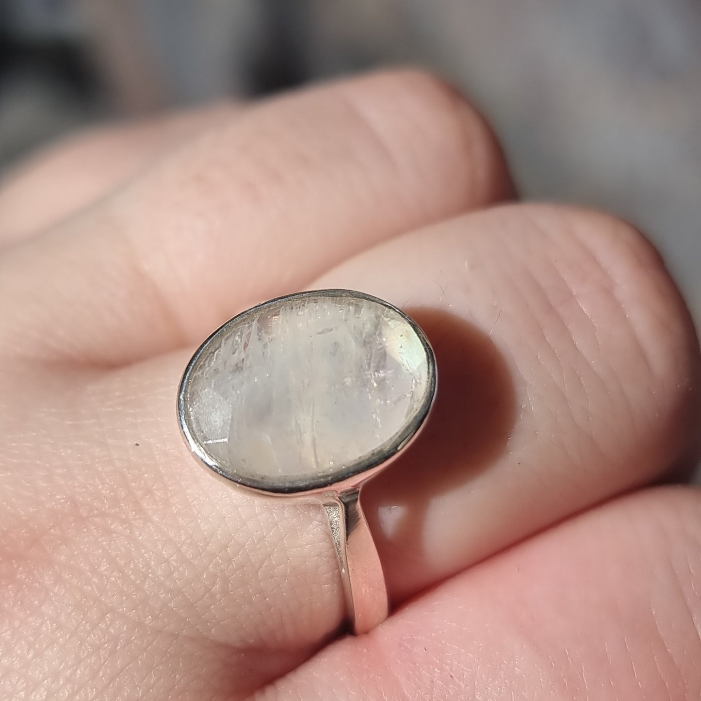 Moonstone ring - Rivendell Shop