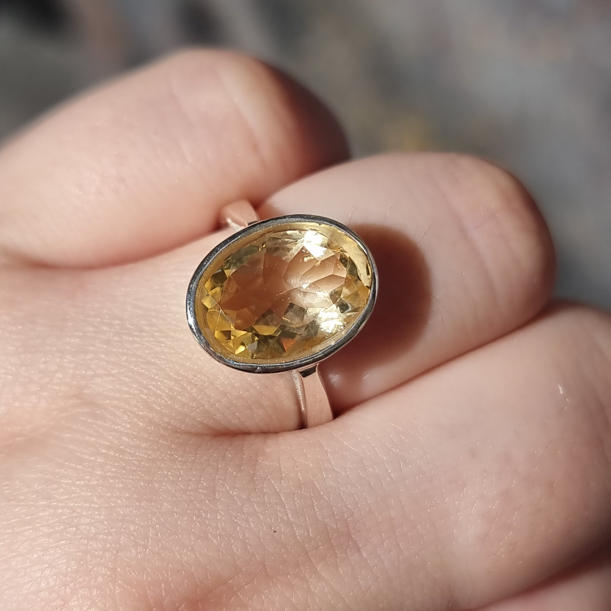 Citrine ring - Rivendell Shop