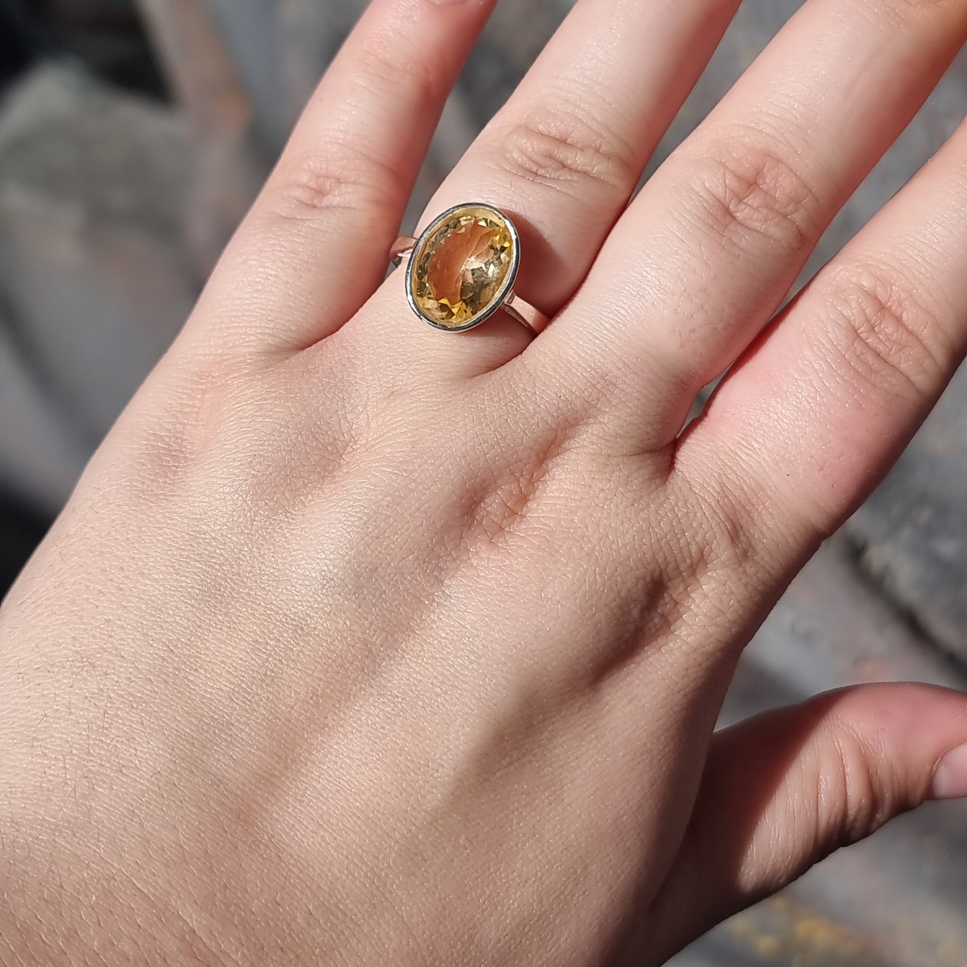 Citrine ring - Rivendell Shop