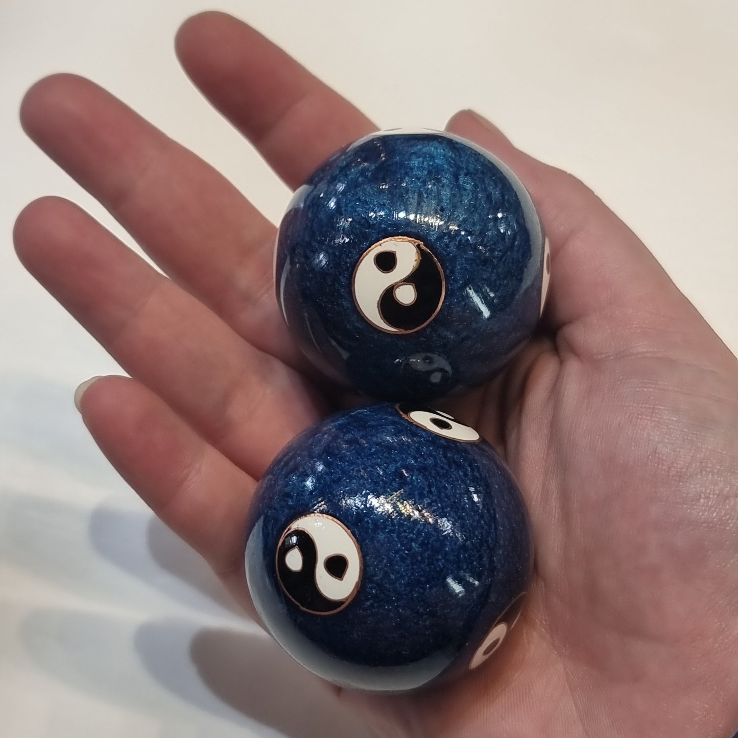 Health/stress balls - blue yin yang - Rivendell Shop