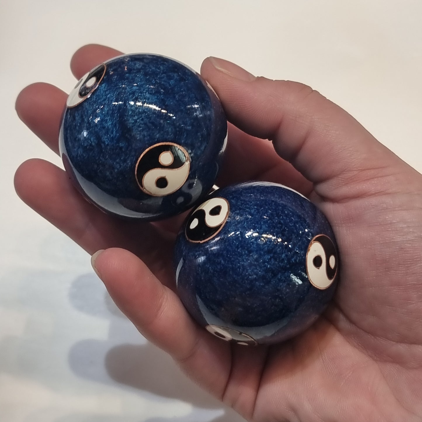 Health/stress balls - blue yin yang - Rivendell Shop