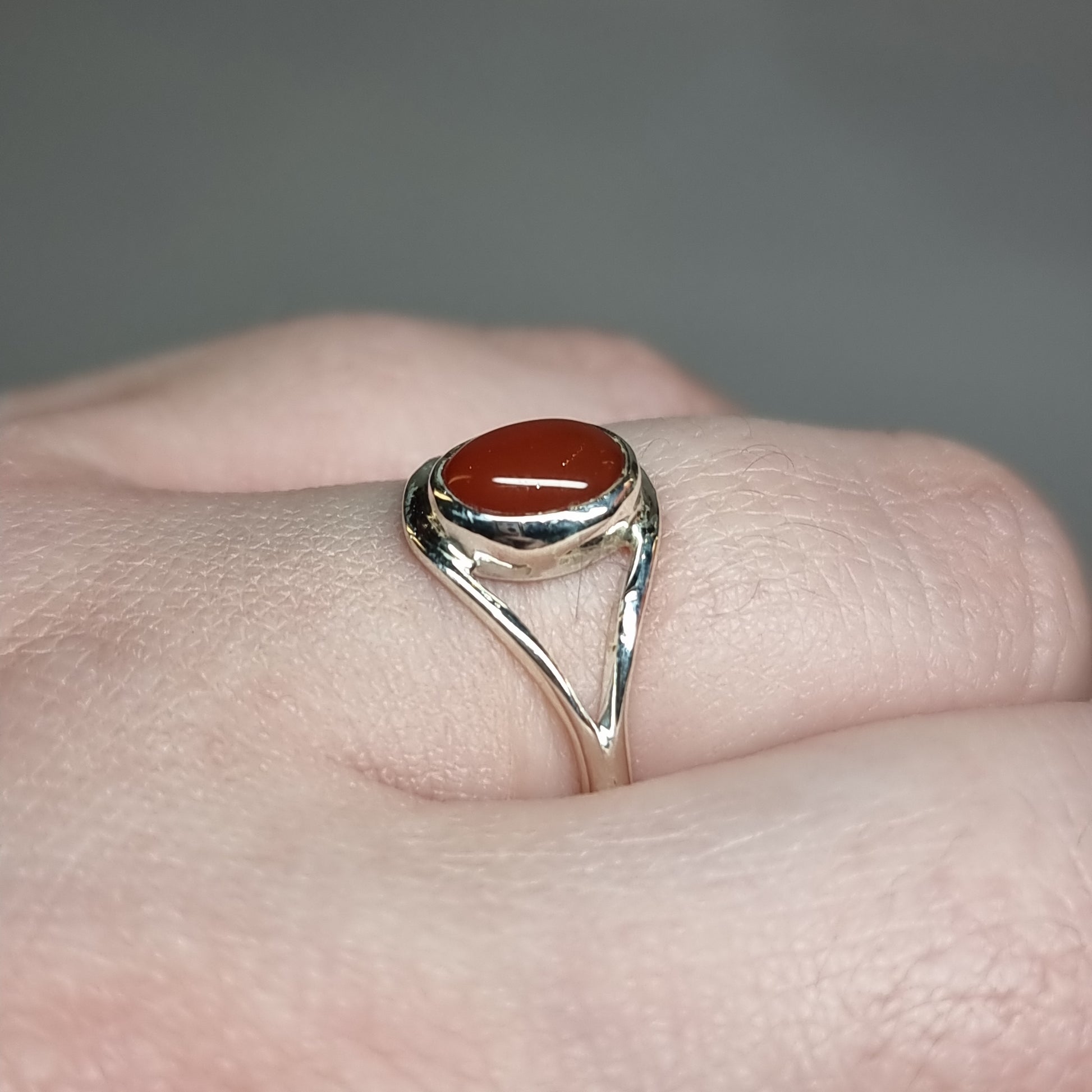 Carnelian ring - Rivendell Shop